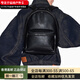 阿玛尼（ARMANI）EXCHANGE/阿玛尼2025夏季新款男士圆形大容量手提双肩包 UC001-黑色