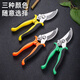 Factory No. 1 7-inch gardening scissors, fruit branch scissors, garden pruning scissors, household pruning scissors, fruit branch scissors orange