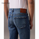 Calvin Kleinjeans 25 Frühlings- und Sommer Neue Herren-Casual-Pendler CK Hellblau Waschen Schlanke Jeans 4RB739G RG8-Denim Hell Blue 32
