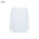 Eifli (eifini) Eifli color stripes contrasting color cool fashionable and versatile long-sleeved knitted blouse women's top 2025 summer new style blue S 105-115Jin [Jin equals 0.5 kg]