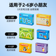 
Pen control training kindergarten erasable training card 2-year-old baby 3-year-old early education concentration children's educational thinking toys Point drawing [128 pages] regular model