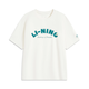 Li ning 2025 Été Nouvelle série de tendances sportives pour hommes caprices de glace à la mode masculine, absorbant et transpiration de chemise culturelle à manches courtes v683-1 Milky White XL