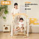 
BABY SPARKLE Baby Swing Indoor Home Children's Swing Family Baby Children's Hanging Basket Toys Children's Hanging Chair Cradle 24 Giraffe Kaki