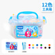 Doctor love boshiai color no tóxico arcilla plastilina juguetes de bricolaje hechos a mano para niños y niñas niños 12 colores de almacenamiento de polvo de color ultra ligero arcilla