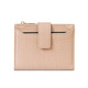 
TAOMICMIC new women's stone pattern short wallet simple two-fold foldable zipper multi-card leather black Y9227