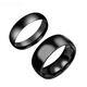 Fat Donglai's same style European and American men's titanium steel ring ring Korean style jewelry 468mm arc smooth plain ring stainless steel 8mm silver No. 11