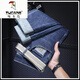 Woodpecker (TUCANO) spring and summer thin high-end printed embroidery trendy brand Xintang nine-point jeans men's trendy elastic nine-point trousers 691 black [single set] 28