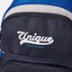 Balabala children's schoolbag for boys and girls backpacks for ridge protection and burden reduction comfort contrast letter embroidery fashion college blue tone 00488 150cm