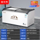 Bingerma Curvado helado congelador Comercial Gran capacidad La refrigeración de superficie curva y congelación de supermercados de doble propósito, el gabinete del gabinete del gabinete de la isla de la isla, el refrigerador horizontal transparente se puede bloquear 1.81 metros [versión superior] con bloqueo + actualización de prensa + aleación de aluminio 698 698 698