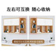 Wall bookshelf storage rack wall cabinet wall-mounted bookcase wall storage locker study living room wall 120 white 100 white non-marking nails level