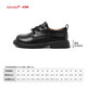 Aokang Aokang children's shoes, girls' leather shoes, spring new soft-soled girls' Mary Jane shoes, stylish little princess shoes, girls' shoes, black spring style 33, inner length about 21.3cm