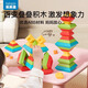 Leleyu (Leleyu) sich ständig verändernden Bausteinturm Große Partikelversammlung Luban Tower Kinderspielzeug Pyramide Puzzle Junge und Mädchen Geburtstagsgeschenk