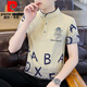 Pierre Cardin T-shirt à manches courtes Summer Fashion masculine 2025 Nouveau polo jeune