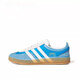 阿迪达斯（adidas）BadBunnyxGazelleIndoor灰白蓝复古低帮板鞋IF9734 灰蓝 if9734 36  正常尺码