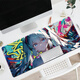 Xingzeji Maus-Pad Super großes Anime Girls verdickte 2D-Schlosskanten-Tastaturkissen für nicht rutschfeste Männer-Computer-Büro-Schreibtischpads GE724 300x800mm Dicke 3mm 3mm