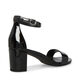 STEVE MADDEN Girls' Shoes Carrson Sandals Black (Patent) 1