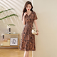 Ehangy International Brand International Light Light Luxury Luxury Women's 2025 Nuevo temperamento francés que abraza la falda de cuello en V delgado L [caja de regalo de alta gama]