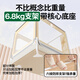 Miansiying mother and baby anti-fall mosquito net frame 1.8 2m Class A household bed sheet fence installation-free yurt full-bottom mosquito net ivory gray-with gear lifting base 2m*1.5m*1.7m丨full bottom thickened anti-fall