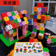 Spider Early Education Children Thickened Numbers Letters House Building Blocks Assembly Toys Boys and Girls Baby Intellectual Puzzle [Storage Box] Medium Alphanumeric Model 105 Large 5.5 cm Medium 4 cm Gift drawings