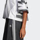 Adidas clover Frauenkleidung 2025 Neue echte Komfort Flip Flop Sport Kurzarm Uniform Kurzes T-Shirt JX9216 XS