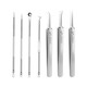 DAGO ultra-sharp acne needle acne cell clip medical set with seven-piece blackhead clip acne clip fat particles closed