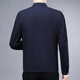 Jinba Bureau Executive Jacket Business Men's Formal Wear Leader Middle-aged Cadres Spring and Autumn Lapel Jacket Navy Blue 2XL 185 Suitable for 155-170 Jin Jin is equal to 0.5 kg