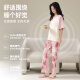 猫人（MiiOW）2025新款睡衣女夏季纯棉短袖长裤卡通可爱春秋薄款夏天家居服套装 684B小黑熊 M (建议身高155-162cm建议体