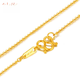 Guran gold necklace women's pendant pure gold 999O word necklace gold chain wedding gold necklace gold pure gold chain pure gold necklace about 1.9 grams free certificate