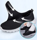 
Astral foot and foot Lijian old man's shoes swollen feet in summer casual step dad shoes widened and fat diabetic foot toe valgus shoes leap month shoes a1105 men's all black summer hollow style widened 42