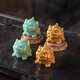 Pixiu color-changing tea pet ornaments can be used to raise fortune, play tea ceremony, Kung Fu tea set decorations, golden-time comes and turn Pixiu (color-changing)