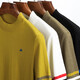 Brooks Brothers Offizielle Flagge Square Summer High-End Worsted Woll Sweater Halbärmelige Männer kurzärmelige Pullover-Herbst-Laden White 9711 XL 175