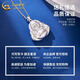 CHINA GOLD PT950 Platinum Smiling Buddha Pendant Necklace for Women Platinum Valentine's Day Birthday Gift for Girlfriend and Wife Platinum Smiling Buddha Pendant Free Sterling Silver Chain Approximately 7.6g