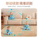 GBZM Home Surveillance Camera KI Intelligent Ultrahohe-hohe Definition Monitor 360-Grad No Dead Ecken mit Nachtsicht Automatisch Gimbal für den Dialog in der Innenbabypflege [drei Bildschirme] 4G kostenloses Aufladen und Senden von Traffic + 30-tägige Loop-Videokarte Senden