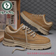 Woodpecker Martin Boots Men's 2025 New Spring and Summer Retro British Style Genuine Leather Casual Leather Shoes High Top Workwear Men's Shoes Black K821 Black 42