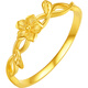 Saturday Lucky Yellow 18K Gold Ring Female Flower Birthday Gift C0114758 No. 10