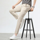 Kooshi Luxury Casual Casual para hombres Pantalones de corte recto delgados Pantalones de caqui verano