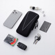 Ziwu dry running mobile phone arm bag for men and women outdoor sports fitness running equipment mobile phone carrier protective mobile phone bag wrist cover 085 nylon arm bag gray