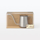 MUJI stainless steel hand-brewed coffee pot with scale for household use with long spout MDP74C4A 430mL