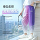 Hanhan Xiang Girl Summer 2025 New Children's Short Sleeve Set Fashionable and Fashionable Summer Mid-Large Children's Sportswear 12-year-old girl 9922 White + 5726 Gradient Purple [Set] 120