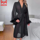 Catman Mesh Black Chiffon Camiseta Tobera de terciopelo Munas de bengala Big Break para mujeres Xia Bing Seda Sexy Translúcida Basca extendida 679 Love Super Long Black S Recomendado 85-105Jin [Jin equivale a 0.5 kg]/160 cm o más