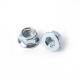 
XMSJ custom GB6187 hexagonal metal flange locking nut, all metal hexagonal flange surface locking nut, flange M5*6*8*11.3*0.8