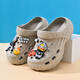 Aoyanlai Chaussures pour enfants Chaussures extérieures Boy sandales Nouveau style non glissée Medium et grand garçon portant du poulet de plage Vous êtes trop beau et calme gris 28 29