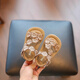 Ye Yu 2025 summer new baby girl shoes flower sandals 1 to 2-3 years old toddler shoes soft sole baby shoes trendy off-white counter upgraded version open glue 95% mothers choose 15 inner length about 11.5 cm