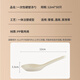 Youao disposable spoons, 50 pieces, thickened soup spoons, plastic table spoons, dessert takeaway packaging forks and spoons