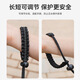 Wanjian Xia Anti-Disappearance Armband DJI OM4/5 Magnetic Stabilisator Sicherheitsseil DJI Lingmou Mobiltelefon Gamma Osmo Mobile3 Armband Antidisappearance Accessoires Insta360 Selfie Stick Neues Upgraded-Modell 丨 Schwarzes Armband (1/4 Schraubenscheibenscheibenanschluss).