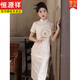 Hengyuanxiang weiß Cheongsam Neu 2025 junges Mädchen Verbesserte neue chinesische Stil kleine Menschen täglich tragbare Temperamentkleid 7036 M weiße Spitze L.