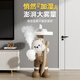 Chenyu Creative Violent Bear Floor-standing Decoration Living Room TV Cabinet Sofa Next Coffee Table Home Decoration Housewarming Gift Bouquet Bear Toto Coffee Table Brown + Tray Style