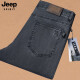 Jeep SpiritJeep Jeans para hombres 2024 Nuevos pantalones de hombres rectos de mediana edad Summer Fino suelto de gran tamaño Pantalones largos J679 Modelo grueso 30 Círculo de cintura 2 pies 3
