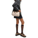 Coach Rowan Brand Logo Reißverschluss Öffnung und geschlossener Leder Boston Bag One-Shoulder Crossbody Handtasche Frauentasche Geschenk Beige Patch Brown Cy679-IMXI9 25.5*14*17cm