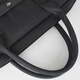 Jiandeng große Kapazität Portable Aktentasche Geschäftstasche verdickte Kleidung-resistente wasserdichte Tasche Leinwand zum Drucken von Logo Reißverschluss Leinwand Tasche 826 Schwarz Länge 38 cm * Breite 6 cm * Höhe 30 cm